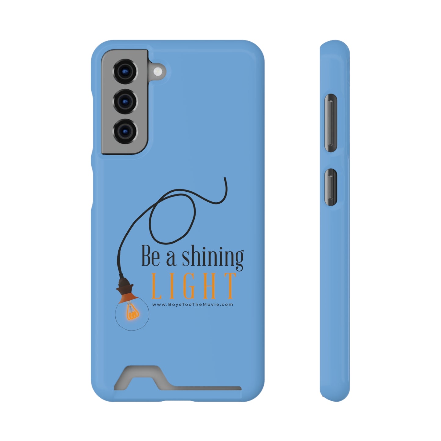 Be a shining light ~ Phone Case With Card Holder