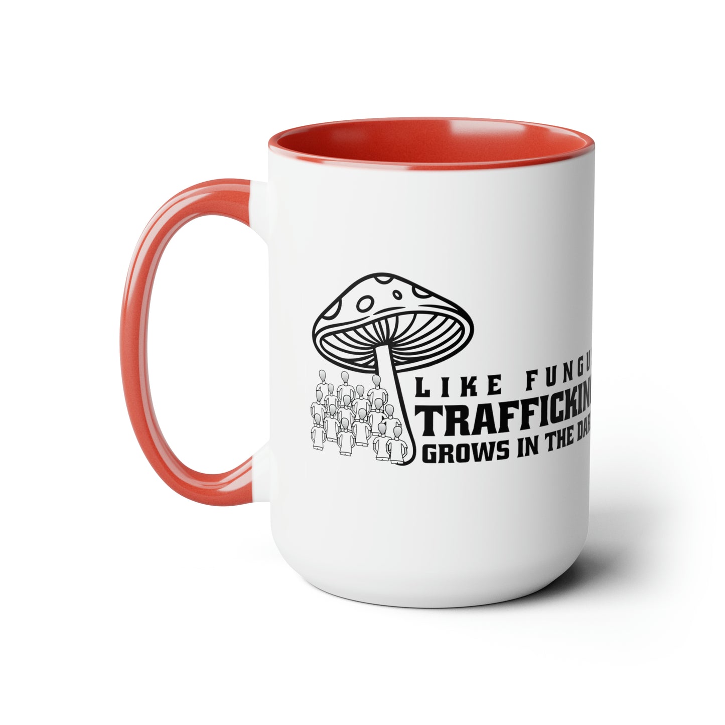 Like Fungus ~  Two-Tone Coffee Mugs, 15oz